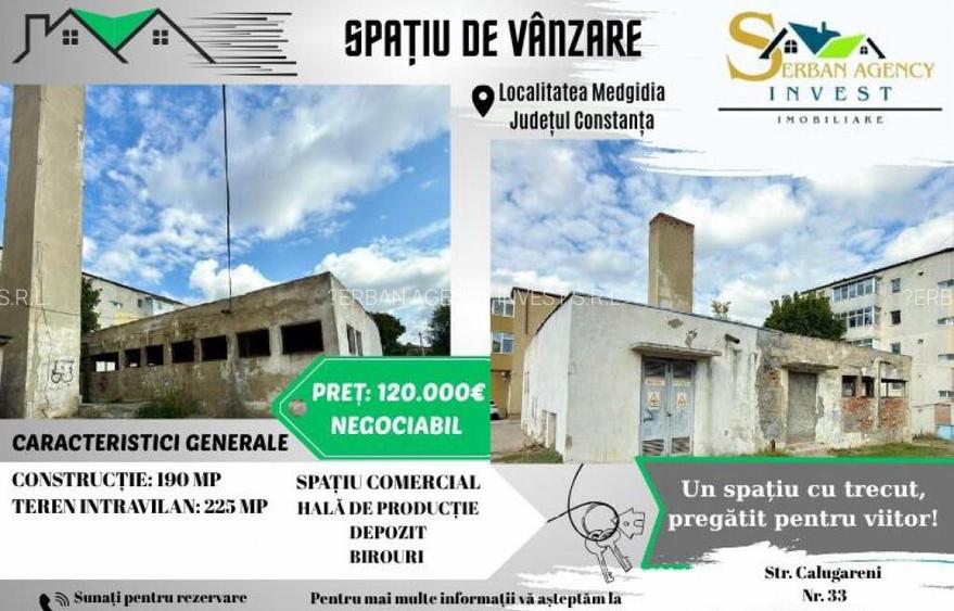 SPATIU DE DEZVOLTARE DIVERSA de vanzare Medgidia, zona Cimentul SPATIU DE DEZVOLTARE DIVERSA de vanzare Medgidia, zona Cimentul