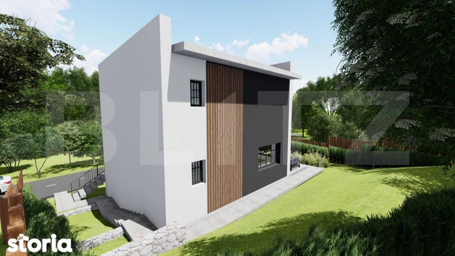 Teren 450mp cu AUTORIZATIE D+P+M -201 mp construiti, zona Sararie - 1