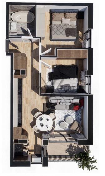 Apartament 3 camere, orientare Sud , Baciu Regal - 1