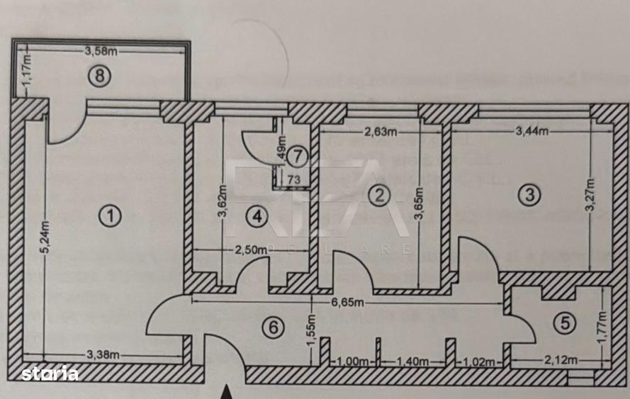 3 camere, 4/10, 65 mp, bloc 1978-Drumul Taberei - 3
