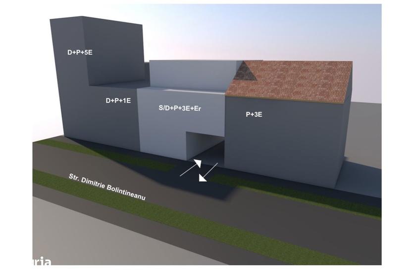 Teren de vanzare, Centru, suprafata 493mp, strada D. Bolintineanu - 3