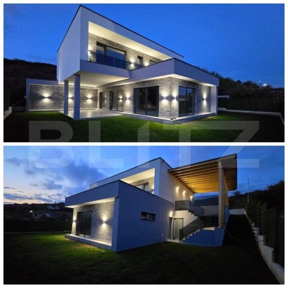 Casa de vanzare in Baciu, 583 mp, semifinasat modern, zona Sungarden - 1