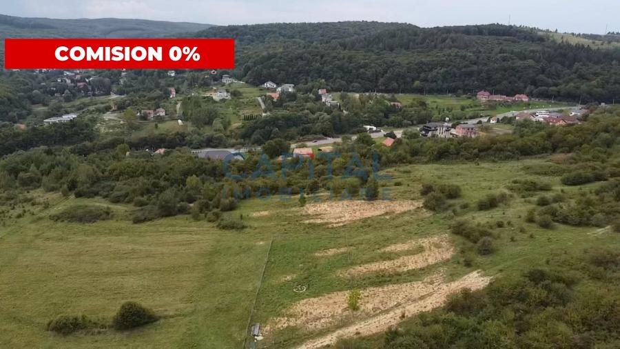 Fara comision! Teren 1000 mp, front 25 ml, PUZ in lucru, zona buna, Feleacu - 4