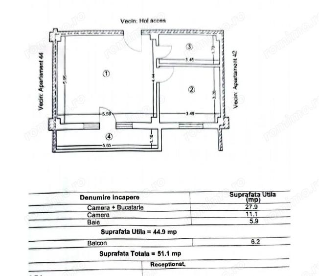 MAMAIA SAT - vizavi LIDL | 2 camere gata de mutare sau investitie - 12