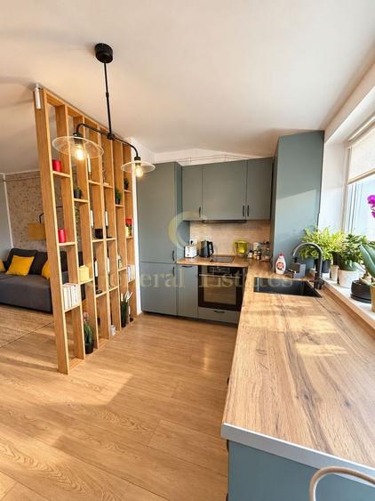 Apartament cu 2 camere semidecomandat, mobilat în Sânpetru