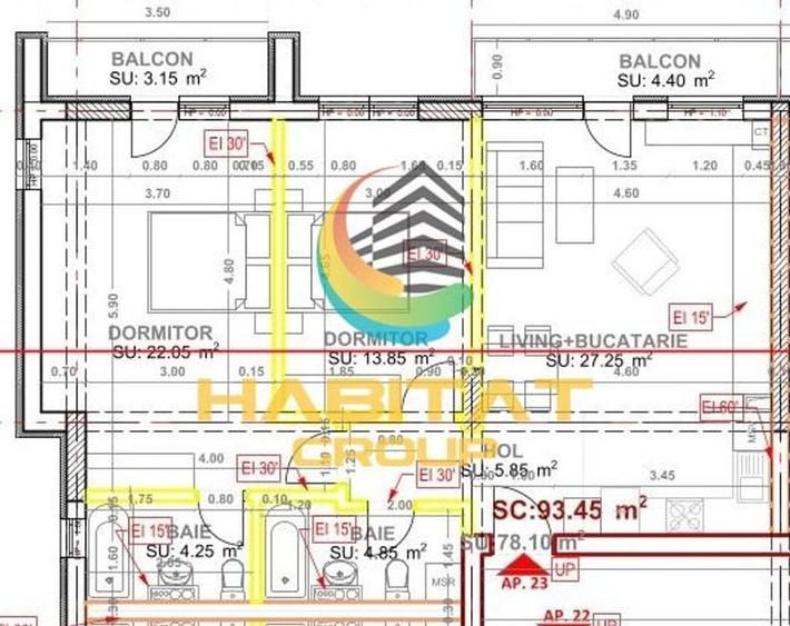 3 camere bloc finalizat Pallady - 4