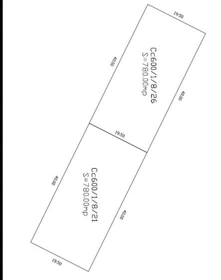Vând două terenuri rezidențiale adjacente, fiecare de 780 mp (total 1560 mp) - 7