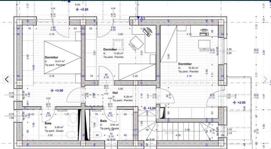 Casa individuala, semifinsata, Floresti - 5