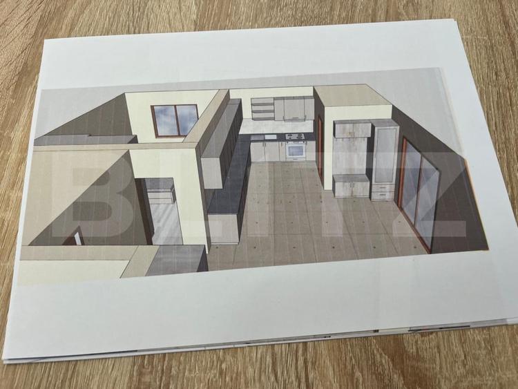 Casă individuală cu 3 camere cu Teren 700 Mp în Cerghid