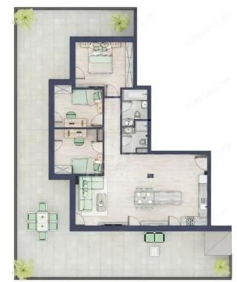 Penthouse Exclusiv cu Terasa Spectaculoasa de 108 mp Turni?or - 6