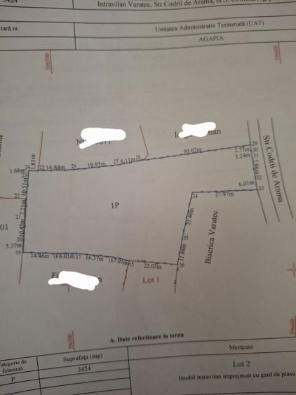 Teren intravilan Varatec, Neamt - 7