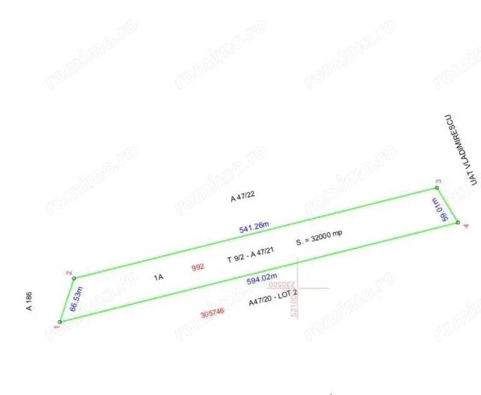 Teren agricol 32.000 mp, deschidere sosea AradSiria - 1