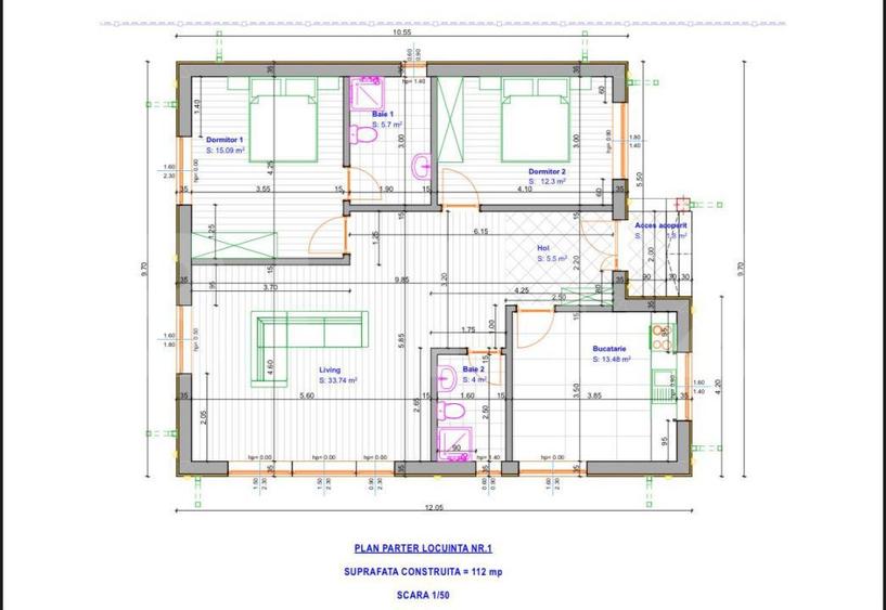 Casa Noua | 91,61 mp utili + 400 mp Teren | Langa Lac Corbeanca - 13