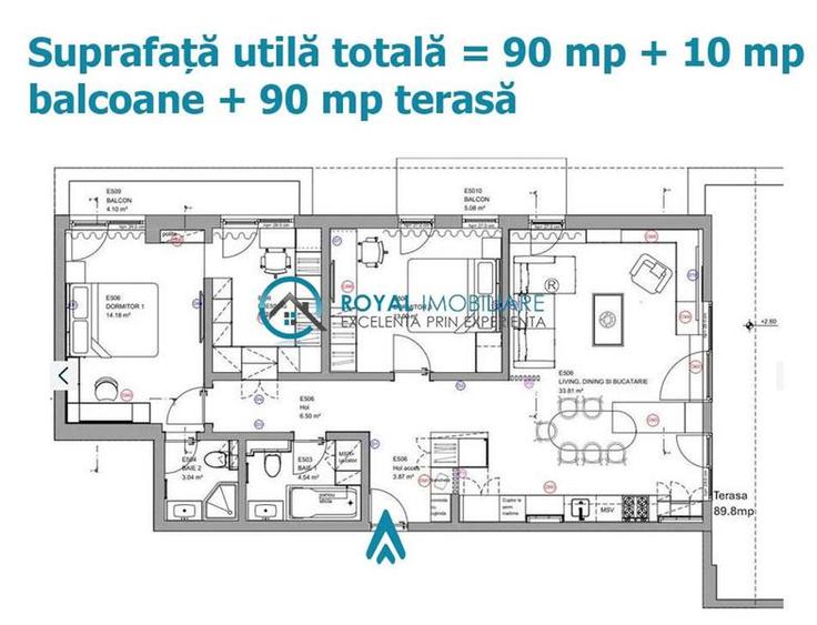 Royal Imobiliare - Vanzare penthouse 4 camere zona Albert - 32
