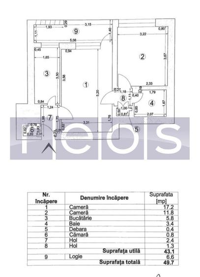 VANZARE 2 CAMERE SEMIDECOMANDAT -TIMPURI NOI - 15