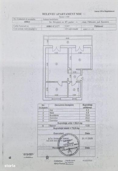 Vand apartament 2 camere nou la gri - 5