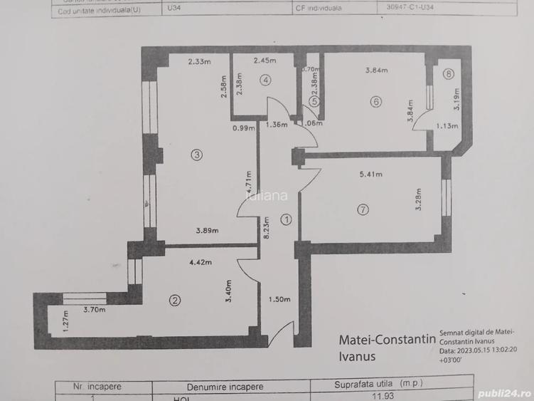 Apartament de vanzare Apartament de vanzare