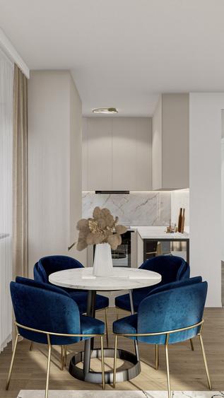 3 camere, vedere pe 2 parti, 2 bai - MONARCH RESIDENCE - 3