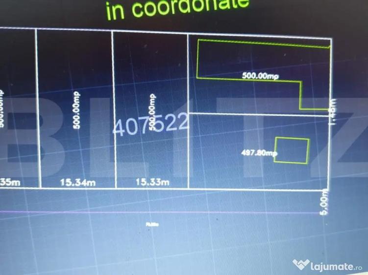Teren intravilan, 500 mp, zona Beregsau Mare - 1