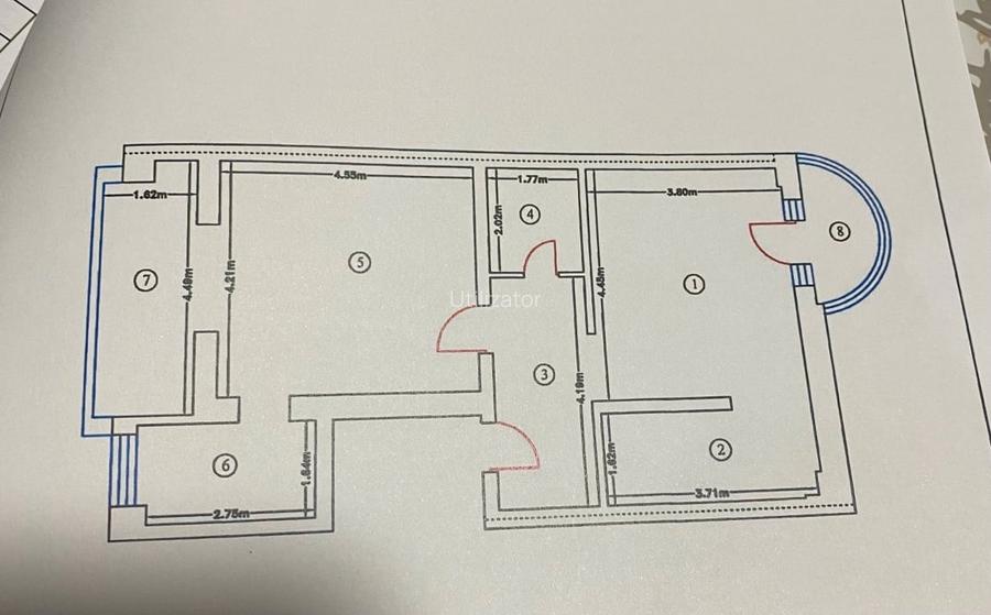 Apartament 2 camere + 2 balcoane + dressing , Strada Traian Apartament 2 camere + 2 balcoane + dressing , Strada Traian