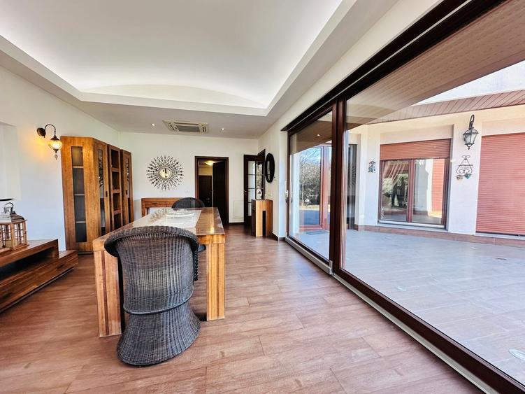 PIPERA || AISB - INCHIRIERE  vila mobilata in complex cu piscina - 9