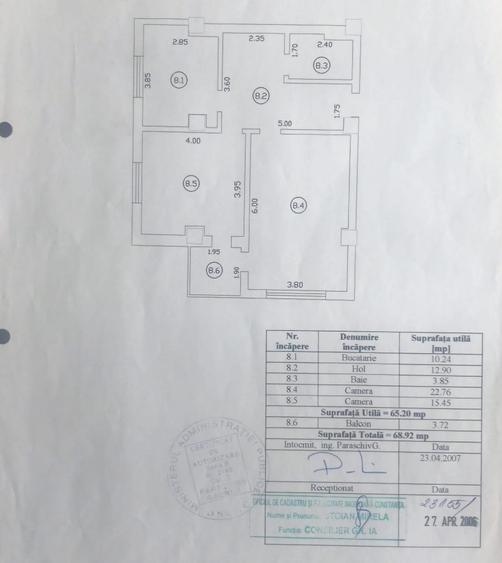 Apartament 2 camere et 1 zona Butoaie - 12