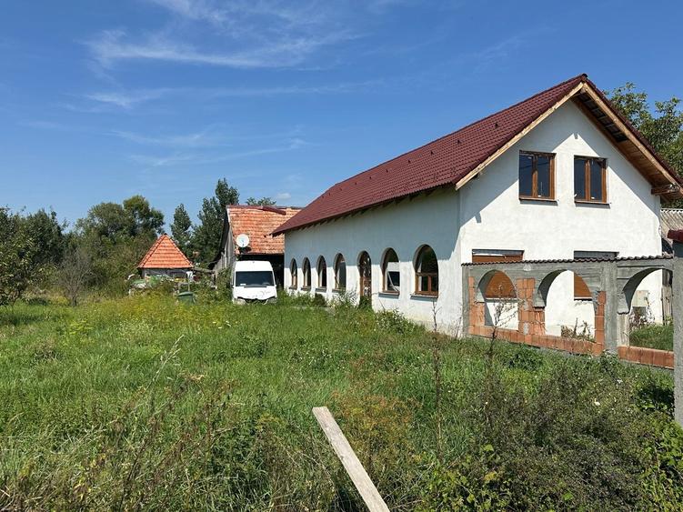 Vand casa singur in curte - P+M - teren 3000 mp - Marpod - 1