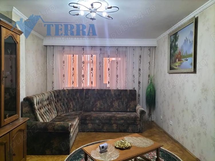 Apartament 3 camere, central, utilat ?i mobilat, 1400 lei - 1