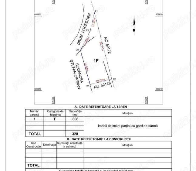 Teren izvorul muntelui 328 mp - 2