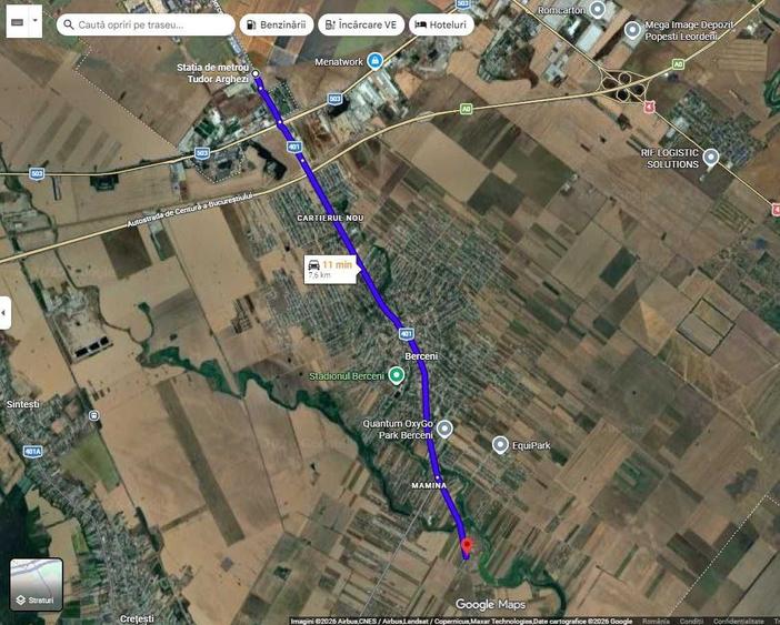 Teren 488mp Vidra Soseaua Principala dintre Berceni si Dobreni 90 euro - 6