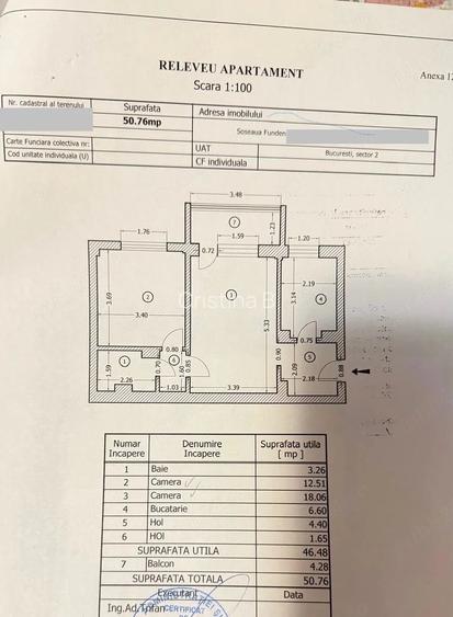 Proprietar Vanzare apartament 2 camere, etaj 2 10 ?oseaua Fundeni (zona Motodrom)
