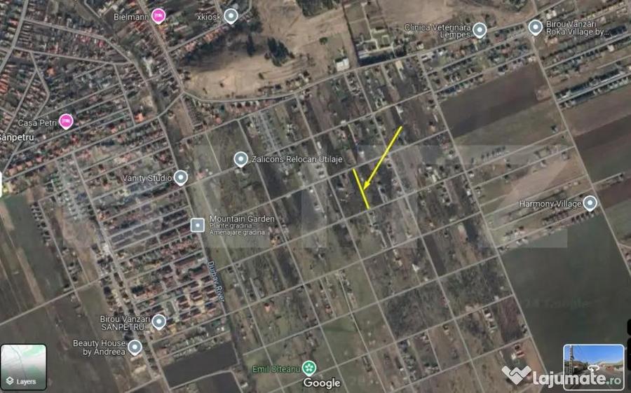 Teren Sanpetru Livada - pentru gradina, zona de relaxare. - 1