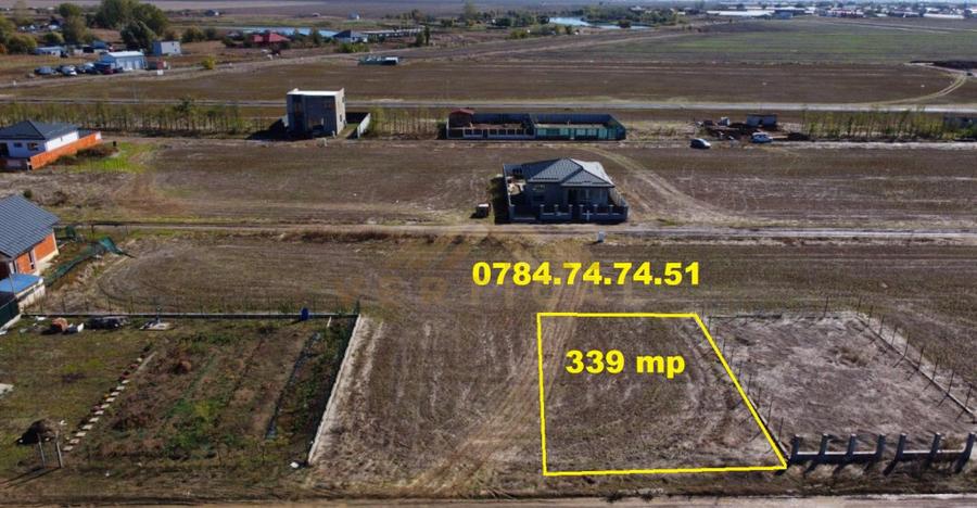 Teren intravilan cu UTILITATI - 339 mp - comuna Berceni - 4