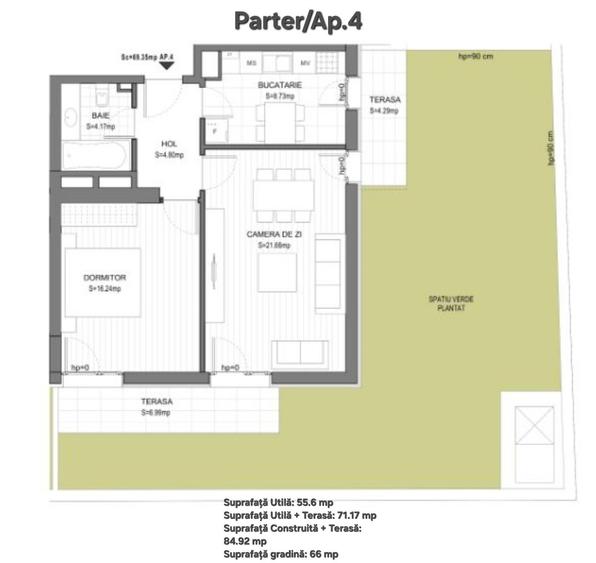 Apartament 2 camere 71 mp Băneasa langa Str Jandarmeriei Vezi video - 13