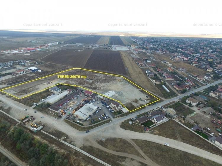 Cumpana teren de inchiriat  cu platforma betonata - 12