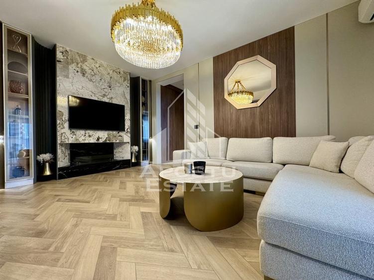 Apartament de lux cu 2 camere si gradina de 240 mp, complet mobilat. - 3