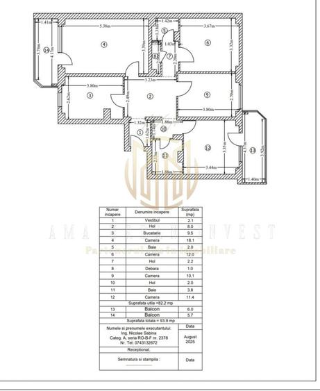 Rahova 4 camere 93 mp ,renovat recent 98000 eur - 1
