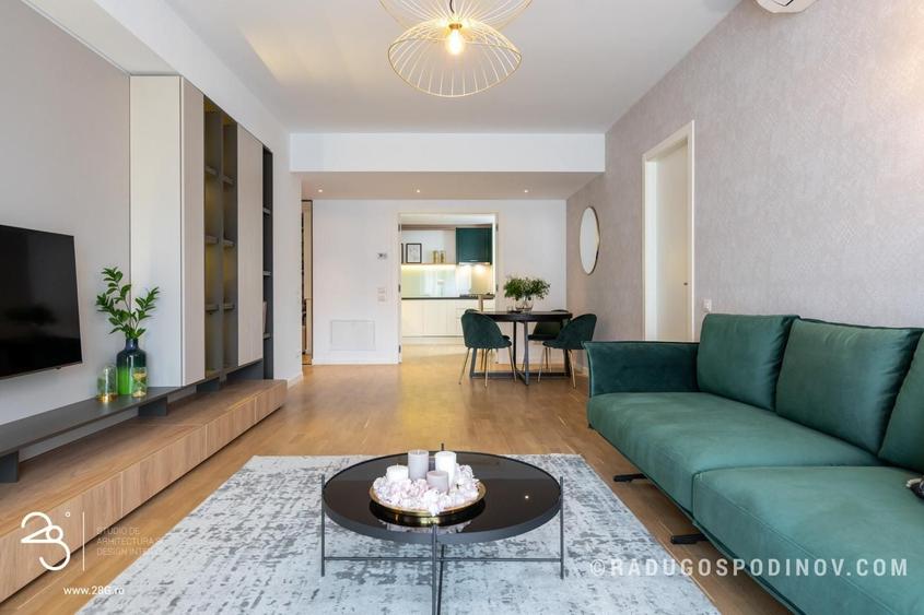Apartament cu 3 camere decomandat, mobilat în Herăstrău