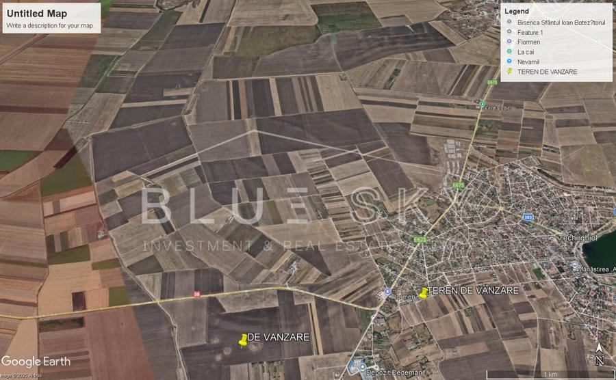 Teren Construcții intravilan de 5000 mp, în Techirghiol