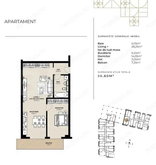 OPORTUNITATE ! Apartamente 2 camere, la cel mai mic pret din Cluj Napoca! - 4