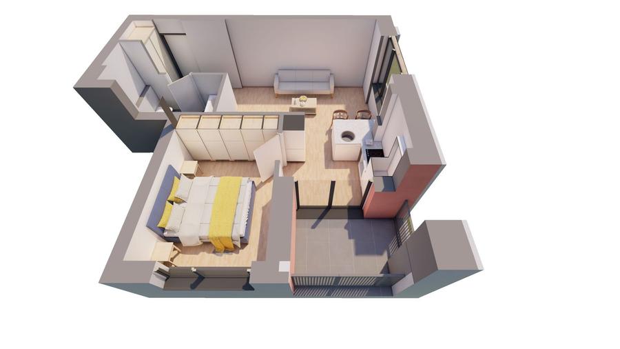 Apartament finisat și mobilat, direct de la dezvoltator – R39, ARED - 6