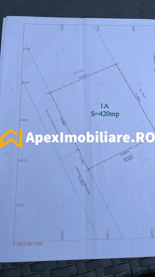 Teren Construcții intravilan de 420 mp, în Țegheș