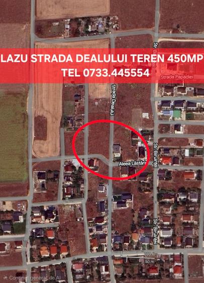 LAZU Teren 450mp lângă case cu utilitati - 1
