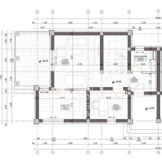 Duplex despartit prin baie si hol cu 3 dormitoare si dres... - 11
