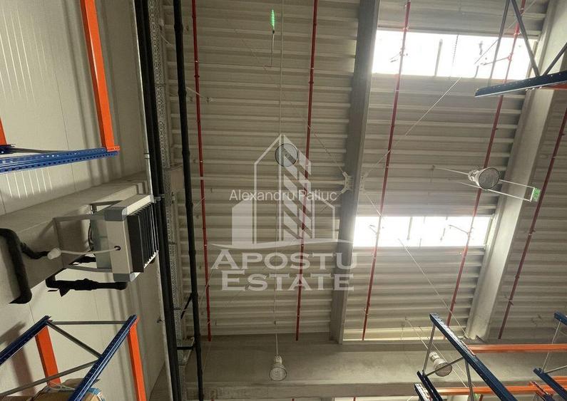 Hala 1200 mp pentru depozitare+rafturi industriale inclus...