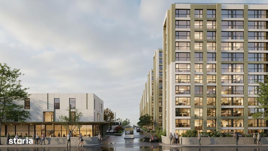 Studio | geamuri mari, incalzire pardoseala, centrala proprie, Chiajna - 1