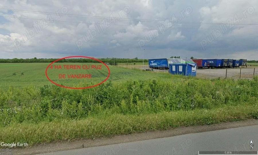 4 ha teren intravilan cu PUZ pe soseaua Arad-Zadareni - 3