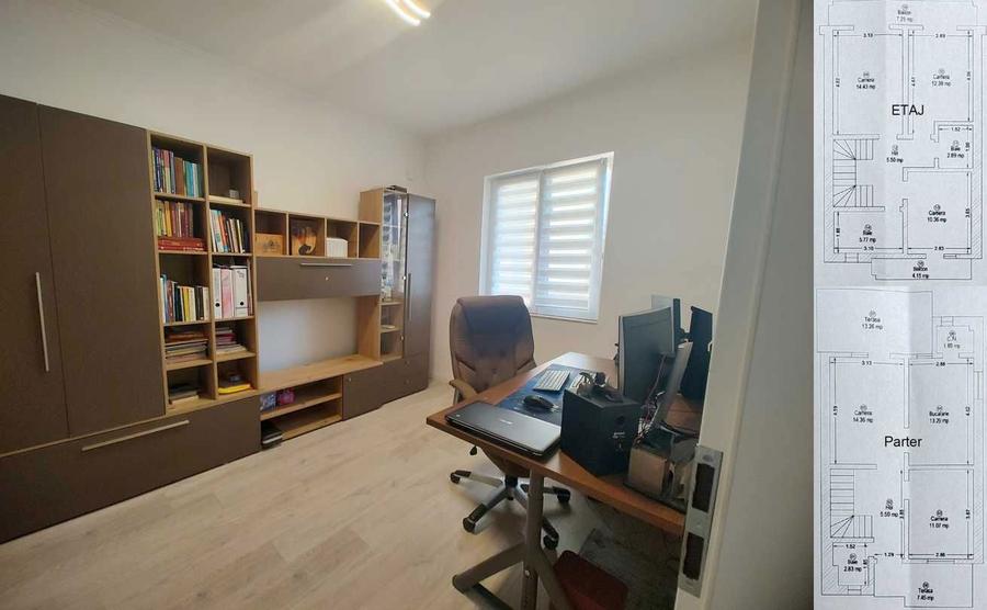 Vand casa Duplex Timisoara zona Braytim, 4 camere + living, 3 bai - 8