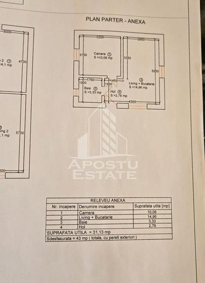 Casa individuala cu teren de 700 mp, Sag - 30