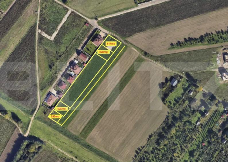 Parcele de vanzare, 592 mp sau 614 mp, zona Titulescu - 1